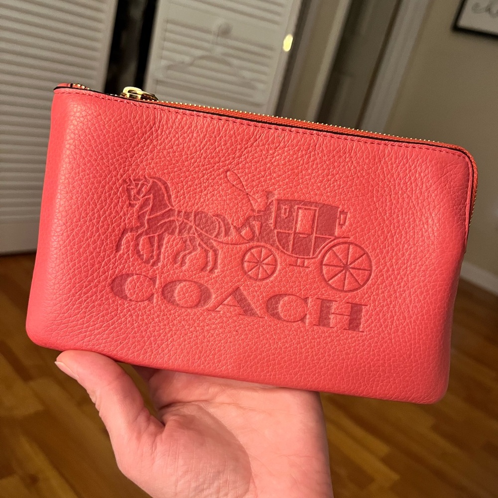 Large Coach wristlet